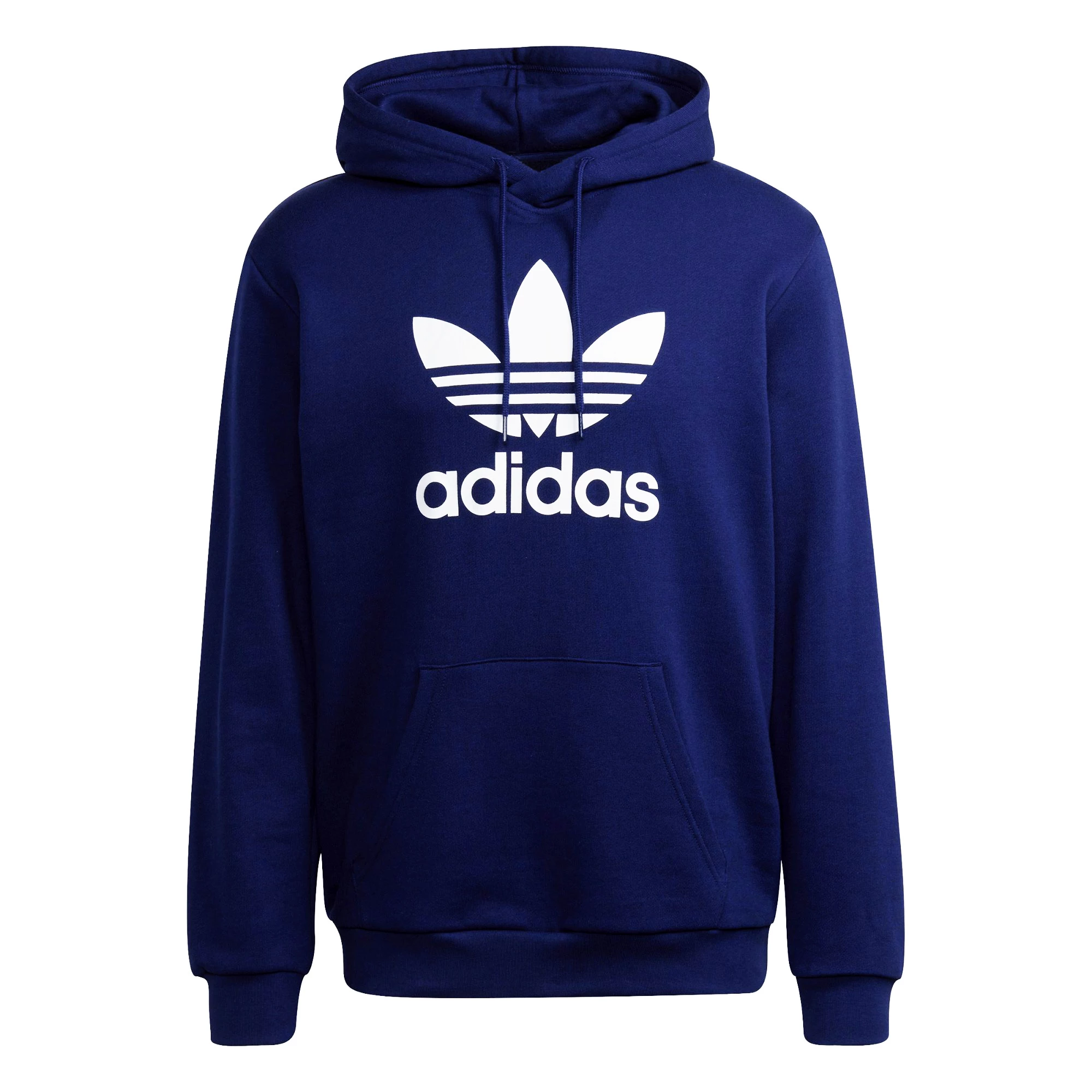 Adidas_Polera_con_Capucha_Trifolio_Azul_H06664 (1) Adidas Polera Trifolio Adicolor - Azul - Imagen 1